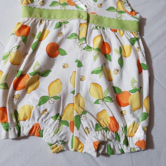 Gymboree Lemon Bumblebee 3-6 Month NWT Romper & socks. - Picture 3 of 5